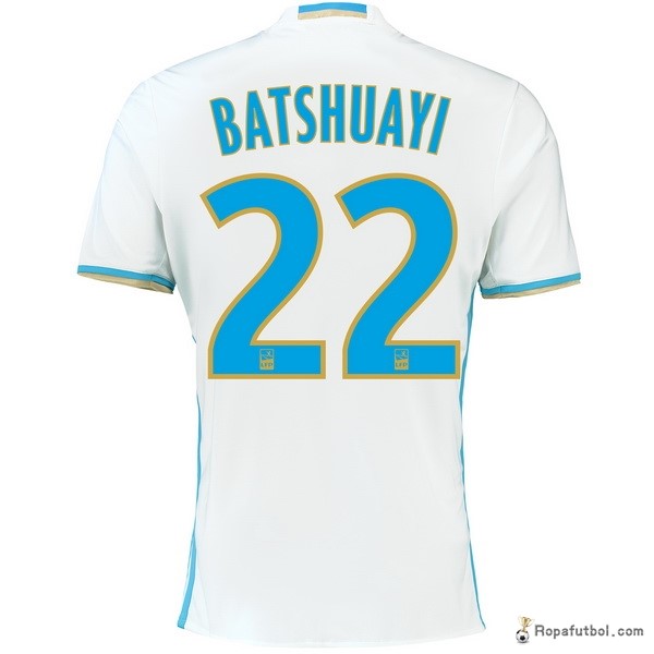 Camiseta Marsella Replica Primera Ropa Batshuayi 2016/17 Blanco